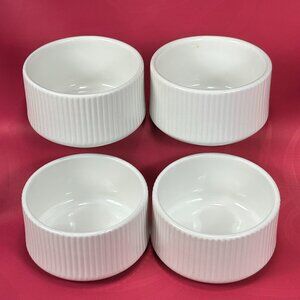 set of 4 Thomas Germany FLAMMFEST ramekin dishes